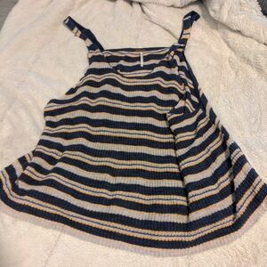 Free people Oversize Strappy Tank Med Boho Festival Cottagecore Prep Whimsy